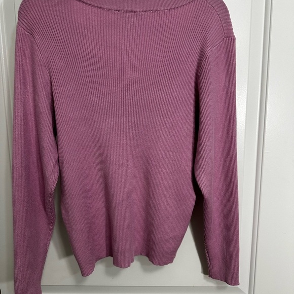 Ophelia Roe Viscose Nylon Pink Sweater Size 1X - Picture 2 of 4